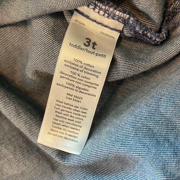 Carter’s belted denim dress - Picture 3 of 5